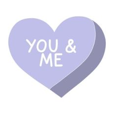 You And Me Candy Heart