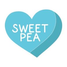 Sweet Pea Candy Heart