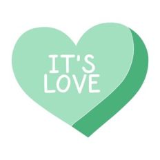 It's Love Candy Heart