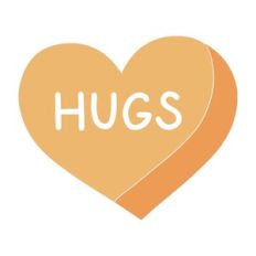 Hugs Candy Heart