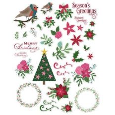 Print and Cut Christmas Foliage Sticker Sheet