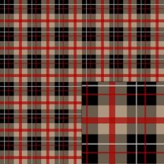 tartan red black and beige pattern