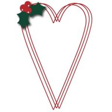 holiday heart wire frame 3