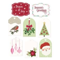 Christmas Gift Tags Print and Cut Sheet