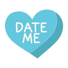 Date Me Candy Heart