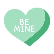 Be Mine Candy Heart