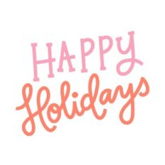Happy Holidays