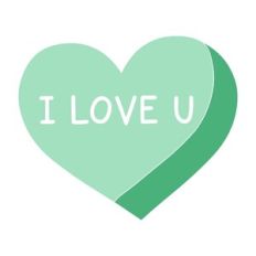 I Love You Candy Heart