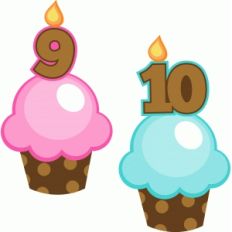 birthday cupcakes 9 and 10