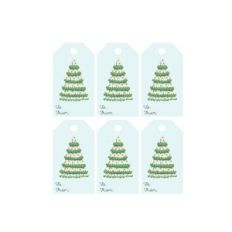 tree gift tag