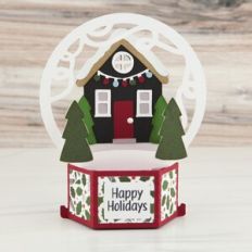 Hexagon Pop Up Card With Tabs House