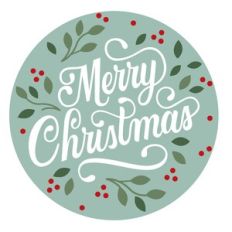 Merry Christmas Circle