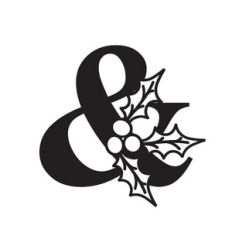Ampersand With Holly