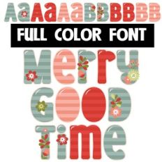 Merry Good Time Color Font