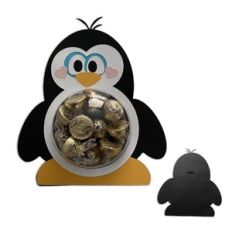 Penguin Dome Candy Holder Card Pull Tab