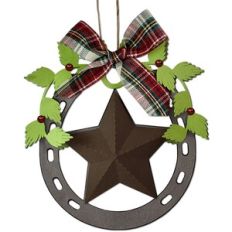 Horseshoe Star Gift Tag Ornament