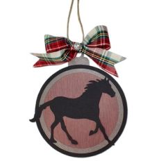 Running Horse Gift Tag Ornament