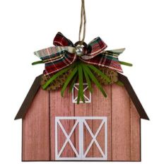 Barn Gift Tag Ornament