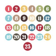 Advent Calendar Numbers