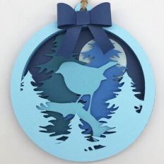 Bird Layered Ornament