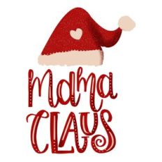 Mama Claus Sublimation Design