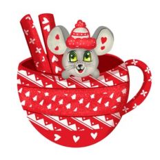 Mouse in a Choco Cup Sublimation