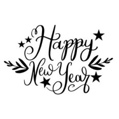 Happy New Year svg
