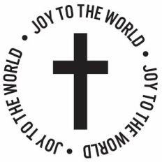 Joy To The World Cross Circle Quote
