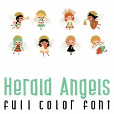 Herald Angels Full Color Font