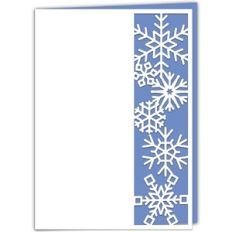 Snowflake Lace Edged Card