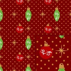 christmas ornaments glitter pattern