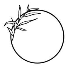 Wreath Circle With Leaves