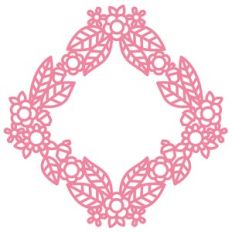 fall floral leaf frame