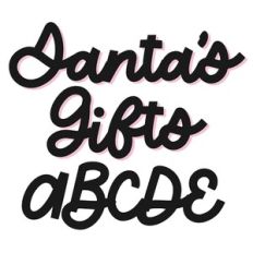 BFC Santa's Gifts Christmas Retro Script Font