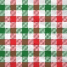 Christmas Gingham Plaid Pattern