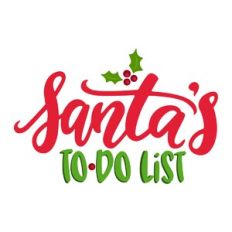 Santa's To Do List