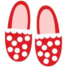 Polka Dot Slippers