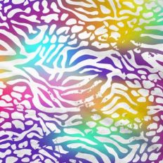 90's Neon Leopard Background