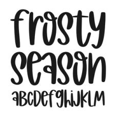 BFC Frosty Season Brush Handwriting Font