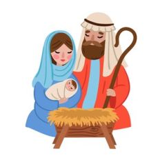 Mary Joseph and Baby Jesus