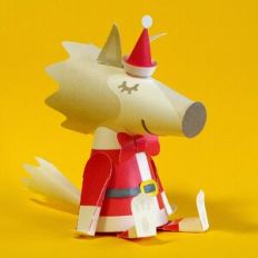 santa wolf
