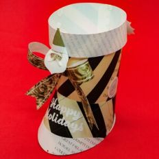 santa boots candy pot-stripe
