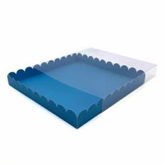 Sliding box with clear lid