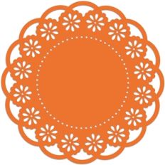 doily floral scallop
