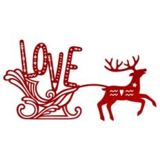 Santa Sleigh with Love