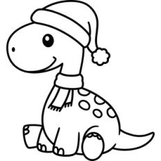 Santa Dinosaur