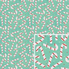 Candy Cane Dot Pattern
