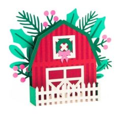 Christmas Barn Box Card