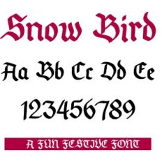 Snow Bird Font
