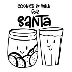 Cookies and milk for Santa